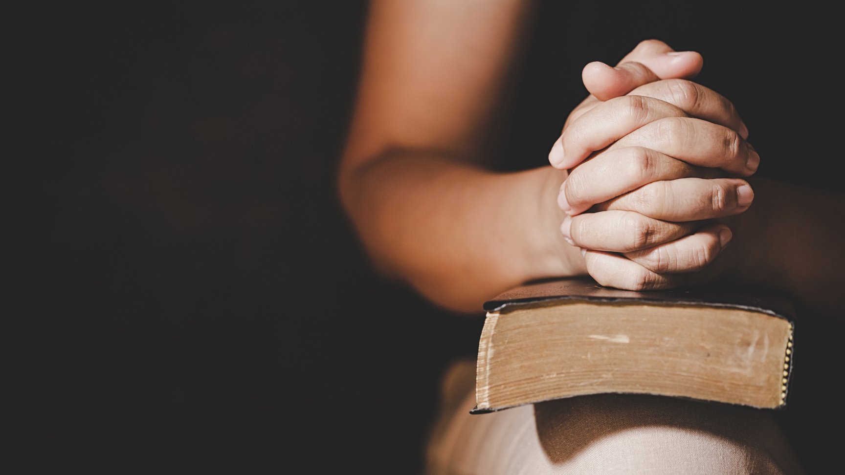 Woman Praying Portrait